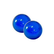Load image into Gallery viewer, Two blue terp pearls for dabbing, made by White Rhino.