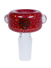 Load image into Gallery viewer, A maroon 14mm Oro Dichro Slide Bowl.