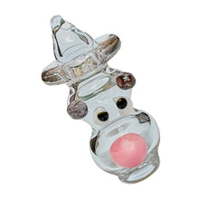 Load image into Gallery viewer, A short clear Moxie Cutie Herd Spinner Carb Cap made by TKO Glassworks.