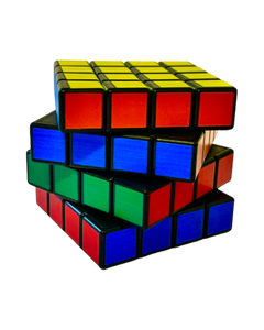 A Rubik's Cube 4-Piece Grinder deconstructed.