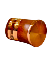 Load image into Gallery viewer, A cedar Metal and Wood 4-Piece Bend Grinder.