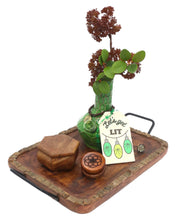 Load image into Gallery viewer, A Woodland Turtle Bud Vase Bong Set.

