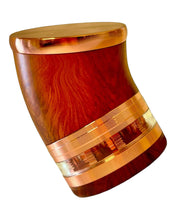 Load image into Gallery viewer, A cedar Metal and Wood 4-Piece Bend Grinder.
