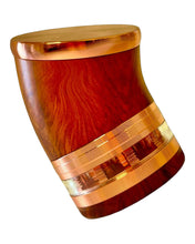 Load image into Gallery viewer, A cedar Metal and Wood 4-Piece Bend Grinder.