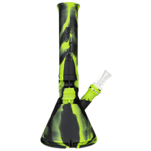 Load image into Gallery viewer, A Creature Green Eyce Silicone Beaker Bong.