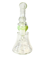 Load image into Gallery viewer, The front of a Slyme Honeycomb Water Pipe.