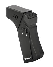 Load image into Gallery viewer, The back of a black Maven Pro Torch Lighter.