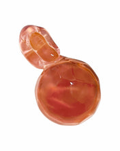 Load image into Gallery viewer, A red and yellow Colored Handblown Pendant.