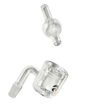 Load image into Gallery viewer, A Tsunami Thermal Quartz 10mm Banger with Carb Cap.