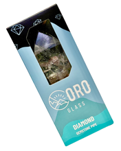 Load image into Gallery viewer, A Diamond Oro Gemstone Pipe inside its packaging.