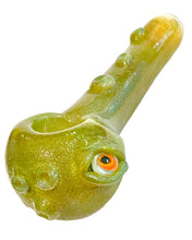 Load image into Gallery viewer, A TKO Glassworks Eyeball Spoon Hand Pipe.