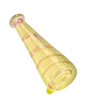 Load image into Gallery viewer, A Hollow Glass Whirl Cone One Hitter.