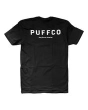 Load image into Gallery viewer, The back of a Puffco Hash Heads Tee.