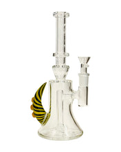 Load image into Gallery viewer, The side of a Julius Productions Black and Yellow Horned Rig.