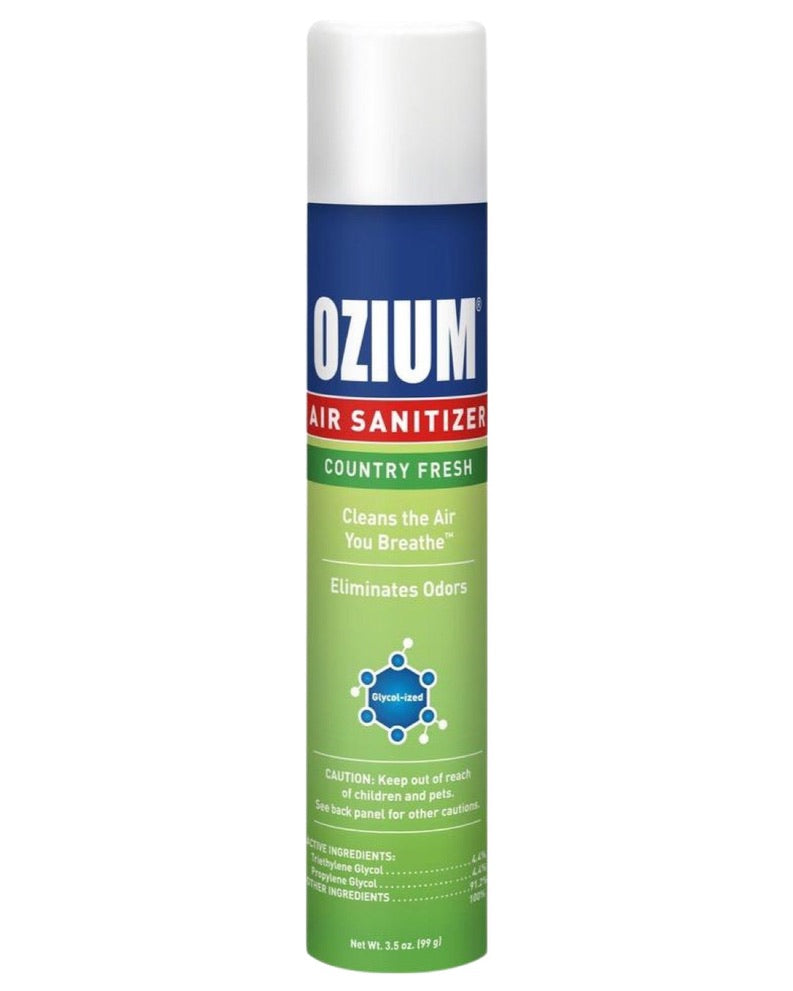 Ozium Air Sanitizer & Odor Eliminator Spray 3.5 oz – Smoke Glass Vape