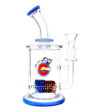 Load image into Gallery viewer, Double Lace Rectangle Water Pipe