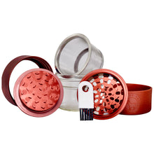 Load image into Gallery viewer, A disassembled pebble-colored GOAT Grinder AITH v.1.