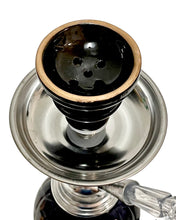 Load image into Gallery viewer, A close up of the Clay Shisha Bowl and Metal Tray of a Pineapple 1-Hose Hookah.