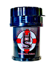 Load image into Gallery viewer, A black Mini Herb Saver Grinder.