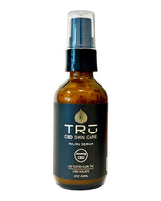Load image into Gallery viewer, A bottle of TRU Organics CBD Facial Serum.