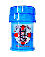 Load image into Gallery viewer, A blue Mini Herb Saver Grinder.