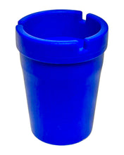 Load image into Gallery viewer, A blue Jumbo Butt Bucket Car Ashtray.