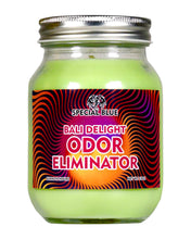 Load image into Gallery viewer, A Bali Delight Special Blue Odor Eliminator Candle.