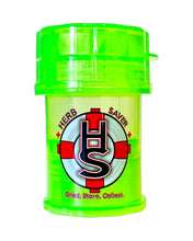 Load image into Gallery viewer, A green Mini Herb Saver Grinder.