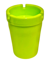 Load image into Gallery viewer, A green Jumbo Butt Bucket Car Ashtray.