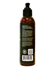 Load image into Gallery viewer, The back of a bottle of TRU Organics CBD Hand & Body Lotion.