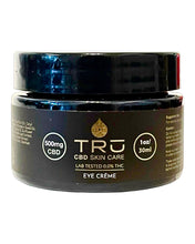 Load image into Gallery viewer, A jar of TRU Organics CBD Eye Cream.