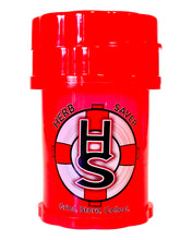 Load image into Gallery viewer, A red Large Herb Saver Grinder.