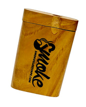 Load image into Gallery viewer, A Smoke Yellow Logo Wood Dugout.