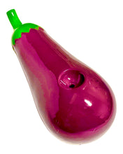 Load image into Gallery viewer, A Roast & Toast Thick Eggplant Ceramic Hand Pipe.