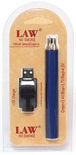 Load image into Gallery viewer, LAW No Smoke 510 Battery and Charger Kit