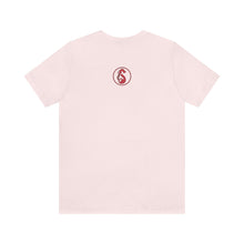 Load image into Gallery viewer, The back of a soft pink Bluntz Of That Good T-Shirt from Smoke Glass and Vape.
