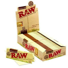 Load image into Gallery viewer, A box of Raw Organic Hemp 1 1/4 Rolling Papers.