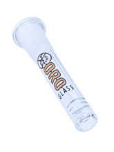 Load image into Gallery viewer, An Oro 3-inch 18mm to 14mm Diffused Downstem.
