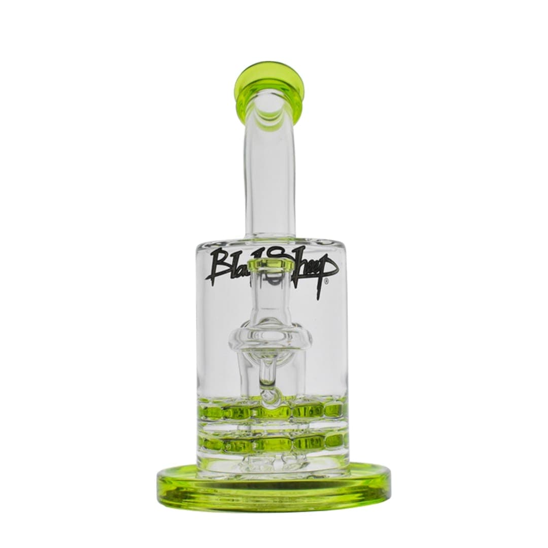 Colored Wide Body Ratchet Rig | Smoke Glass Vape