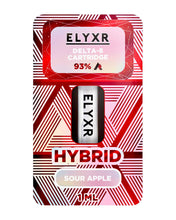 Load image into Gallery viewer, A Sour Apple Hybrid Elyxr LA Delta 8 THC Cartridge (1g/1mL).
