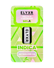 Load image into Gallery viewer, A Skywalker OG Indica Elyxr LA Delta 8 THC Cartridge (1g/1mL).
