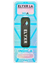 Load image into Gallery viewer, A Tahoe Indica Elyxr LA Delta 8 THC Disposable Vape (1 Gram/1mL).
