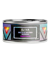 Load image into Gallery viewer, A 20-pack container of Party Pack Elyxr LA Delta 8 THC Gummies (500mg).
