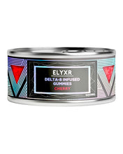 Load image into Gallery viewer, A 20-pack container of Cherry Elyxr LA Delta 8 THC Gummies (500mg).
