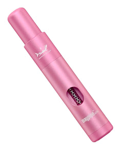 A pink Daypipe Mini Portable Hand Pipe made by Hamilton Devices.