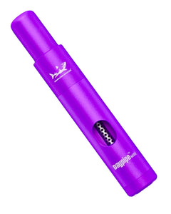 A purple Daypipe Mini Portable Hand Pipe made by Hamilton Devices.
