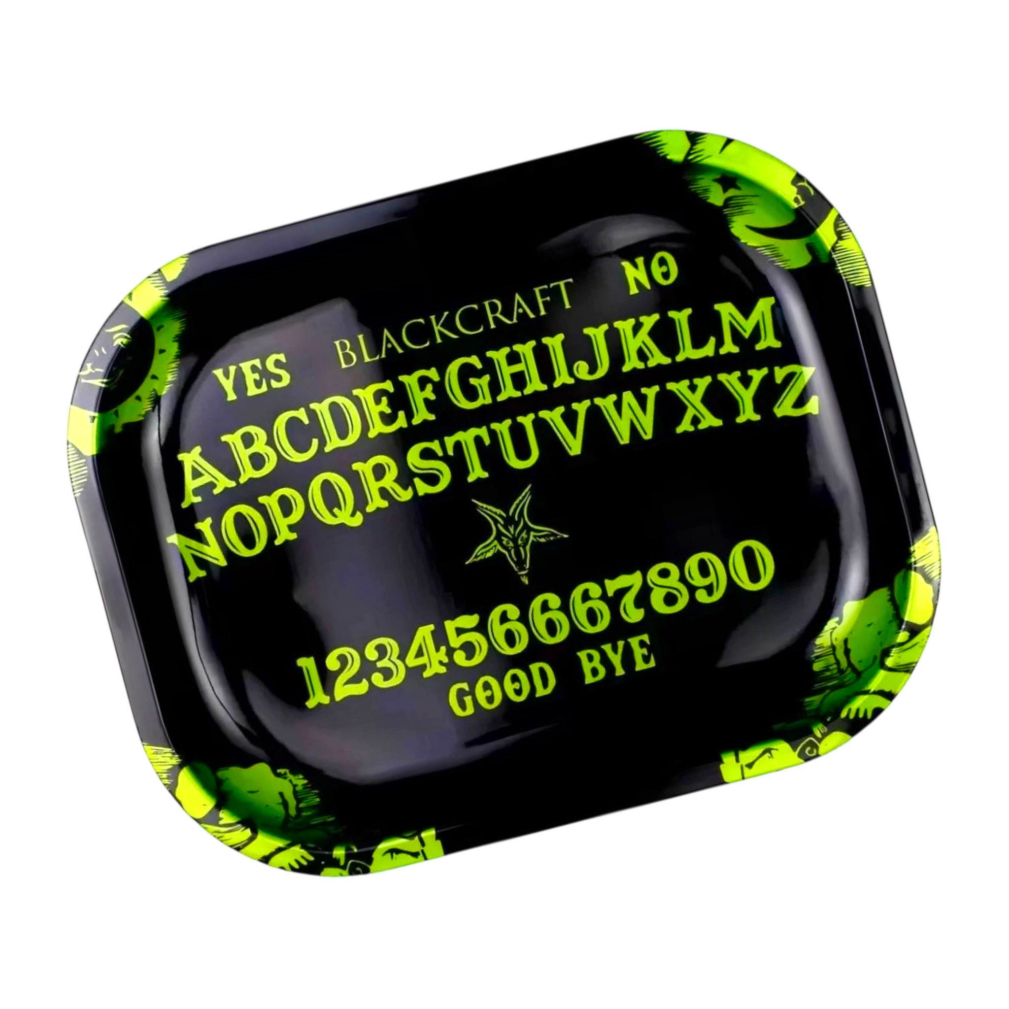 Blackcraft Ouija Board Rolling Tray – Smoke Glass Vape