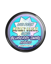 Load image into Gallery viewer, A Hybrid Blueberry Swirl Elyxr LA Live Resin Mutant Blend (THC-P, THC-B, THC-H) Dabs (1 gram).
