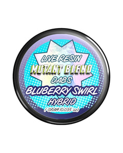 A Hybrid Blueberry Swirl Elyxr LA Live Resin Mutant Blend (THC-P, THC-B, THC-H) Dabs (1 gram).