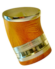 Load image into Gallery viewer, A birch Metal and Wood 4-Piece Bend Grinder.
